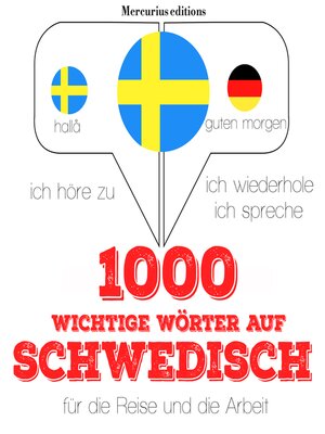cover image of 1000 wichtige Wörter auf Schwedisch für die Reise und die Arbeit